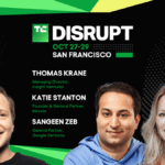 TechCrunch Disrupt 2025 Katie Stanton, Thomas Krane e Sangeen Zeb