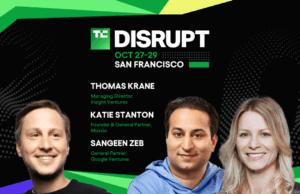 Raising Collection A em 2026: Insights dos principais VCs em estágio inicial do TechCrunch Disrupt 2025 TechCrunch Disrupt 2025 Katie Stanton, Thomas Krane e Sangeen Zeb