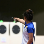Rashmika-Kapil Win Air Gun Combined Group Gold na JR Globe Caneca