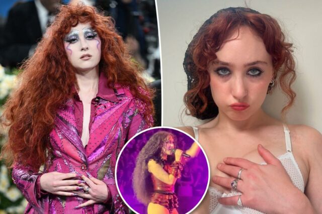 Redhead No More: Chappell Roan estreia a transformação dramática de cabelos durante o concerto de Forest Hills

