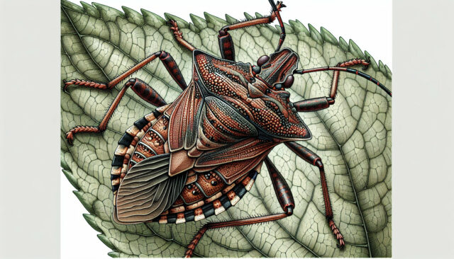 Desenhe um bug de beijo, também conhecido como bug de conenose ou triatominae