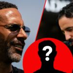 O Rio Ferdinand assiste durante uma sessão de treinamento do Manchester United no primeiro time como parte da turnê de pré-temporada do Premier League Club pelos EUA em 2025 em Chicago, Illinois.