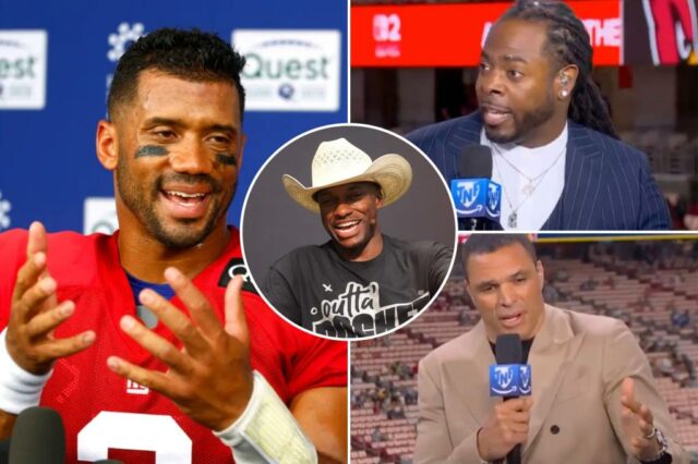 Robert Griffin III defende Russell Wilson como Legends da NFL Slam Benched Giants QB

