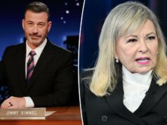 Roseanne Barr chama a ABC por acabar com a suspensão de Jimmy Kimmel: ‘Double Standard’ Roseanne Barr chama a ABC por acabar com a suspensão de Jimmy Kimmel: 'Double Standard'