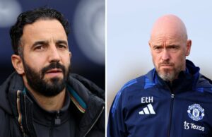 Erik ten Hag vinculado à transferência para a Premier League, ele pode até enfrentar Ruben Amorim no próximo mês O gerente do Manchester United, Ruben Amorim, durante a partida da Premier League entre o Manchester City e o Manchester United no Etihad Stadium em 14 de setembro de 2025