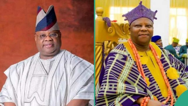 Scandal Royal: Adeleke ordena ação urgente em meio a mudar para destrone prender osun monarca

