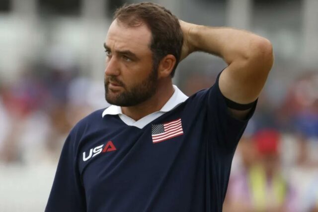 Scottie Scheffler se tornou o primeiro jogador americano a perder uma partida em cada uma das quatro primeiras sessões do evento. 