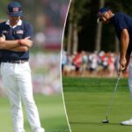 Scottie Scheffler vacila no ponto principal, enquanto o Ryder Cup Nightmare continua para nós no feio dia 2