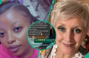 Senhora que se casou com o homem branco posta uma mensagem inesperada que recebeu da mãe dele no WhatsApp Senhora que se casou com o homem branco posta uma mensagem inesperada que recebeu da mãe dele no WhatsApp