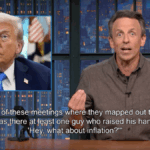Seth Meyers informa Trump exatamente como sair do final da noite anfitriões de Buffoning HE