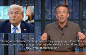 Seth Meyers informa Trump exatamente como sair do final da noite anfitriões de Buffoning HE Seth Meyers informa Trump exatamente como sair do final da noite anfitriões de Buffoning HE