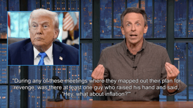 Seth Meyers informa Trump exatamente como sair do final da noite anfitriões de Buffoning HE 

