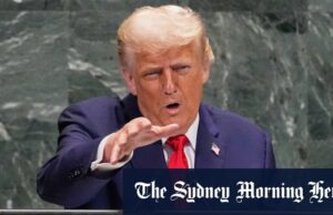 ‘Seus países estão indo para o inferno’: Trump atordoa -se com discurso sobre imigração, clima ‘farsa’ Ocasionalmente, os comentários de Trump foram recebidos com murmúrios da platéia, que pareciam ficar inquietos à medida que o discurso continuava.