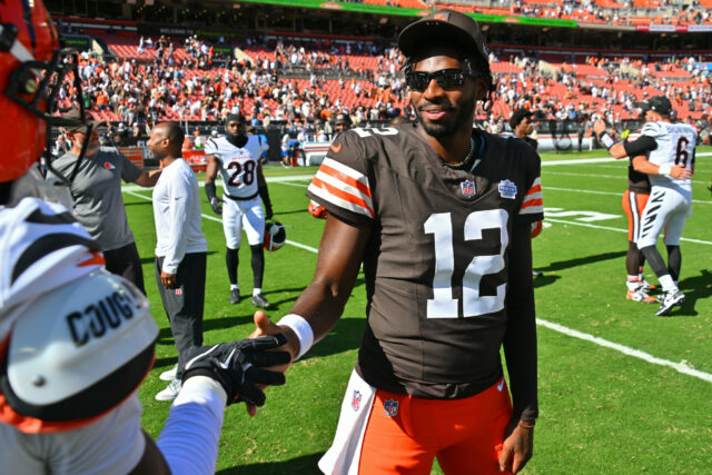Shedeur Sanders elogiou o que ele fez no Browns-Bengals no domingo 

