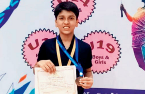Shuttler Neel Bags 2 medalhas no torneio CISCE Shuttler Neel Bags 2 medalhas no torneio CISCE