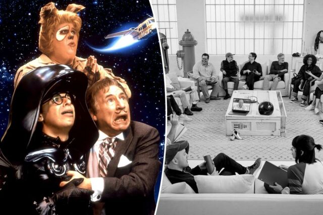 'Spaceballs 2' 1ª Tabela Read Photo revelada com Rick Moranis e muito mais - você pode identificar quem mais?


