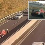 Os policiais tchecos finalmente acertaram o mistério temerário que passava seis anos brilhando nas rodovias em um foguete no estilo Ferrari F1.