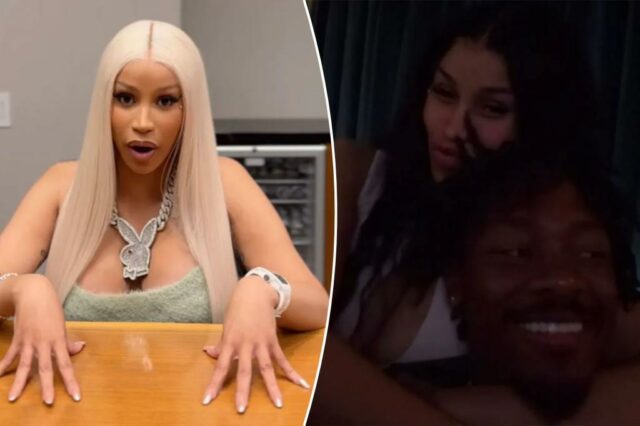 Stefon Diggs Coy sobre a gravidez de Cardi B enquanto ela publica uma nova foto de casal

