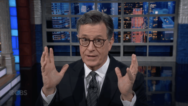Stephen Colbert responde ao Trump fazendo upload de um videoclipe de teoria da conspiração da IA 

