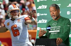 Steve Wilks, de Jets, não está comprando a queixa de panteras persistentes de Baker Mayfield Steve Wilks, de Jets, não está comprando a queixa de panteras persistentes de Baker Mayfield