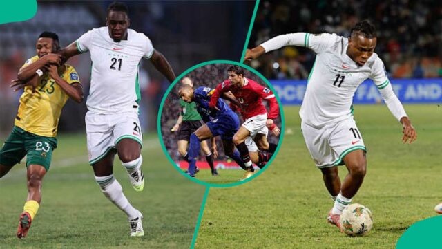 Super Eagles estrela Chukwueze e Bassey 'discordam' no maior jogador da Premier League de todos os tempos


