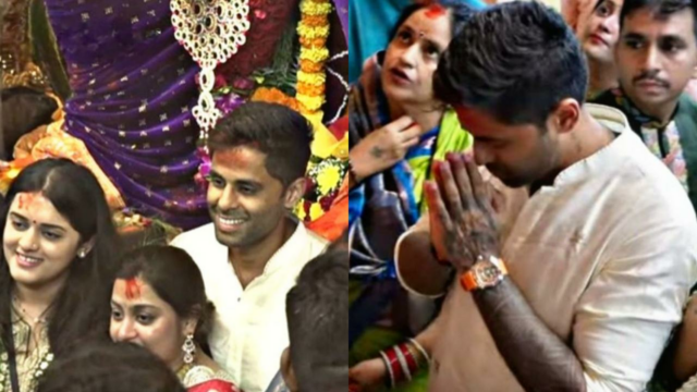 Suryakumar Yadav procura magníficas bênçãos verdadeiras em Lalbaugcha Raja antes da caneca da Ásia 

