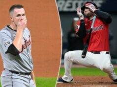 Tarik Skubal visita David Fry depois que Cleveland DH sofreu fraturas faciais nasais de 99 mph David Fry