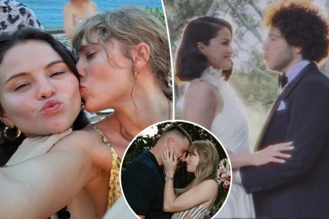 Taylor Swift recém-engajado brincou sobre Selena Gomez 'espancando-a no altar' no discurso de casamento: relatório

