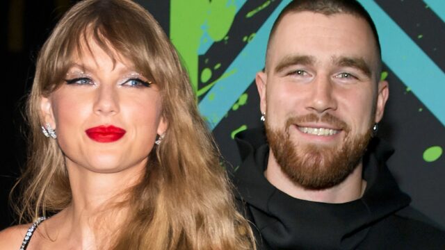 Taylor Swift Travis Kelce Getty Comp
