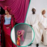 Temi Otenola e Eazi revelam a segunda aparência tradicional, a admiração de combustível de cores online