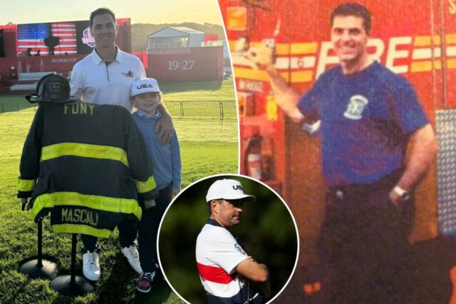 Tenente do FDNY, cujo pai morreu no 11 de setembro, entrega uma mensagem emocional para nós da Ryder Cup Team

