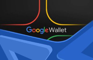 Todas as lojas significativas dos Estados Unidos que aprovam o Google Pocketbook Uma mão com um cartão de crédito pairando acima dele, com o Google Wallet e Apple Wallet Logos em segundo plano e vários cartões ao redor