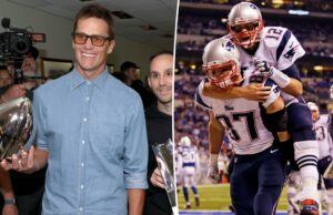 Tom Brady diz que ele e Rob Gronkowski jogarão no mesmo time no torneio de futebol de bandeira, ‘nunca iria contra ele’ Tom Brady diz que ele e Rob Gronkowski jogarão no mesmo time no torneio de futebol de bandeira, 'nunca iria contra ele'