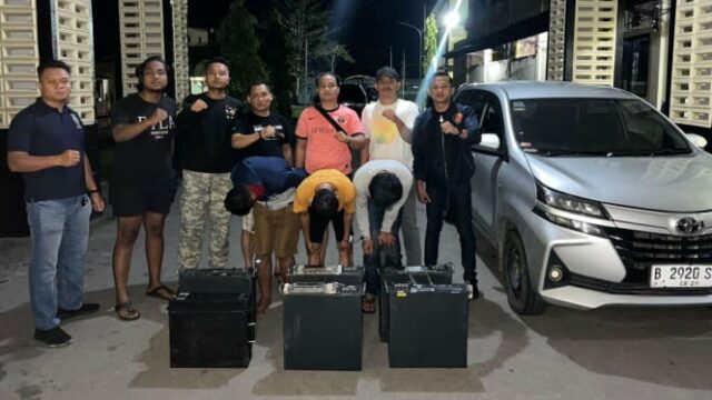 Tower Transporter Battery Thief em Bengkalis preso 

