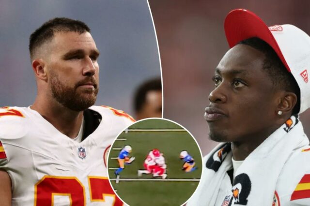 Travis Kelce 'parecia S - T' sobre a colisão digna de Xavier na perda da semana 1 dos chefes

