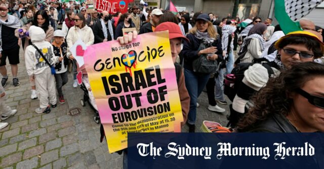 Os protestos prejudicaram o Eurovision desde que o ataque de Israel a Gaza começou após o ataque transfronteiriço do Hamas em 7 de outubro de 2023, mas se intensificaram nos últimos meses.