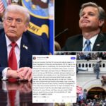 Trump Rages at Bombshell Relatório alegando que o FBI tinha 274 agentes à paisana da multidão durante