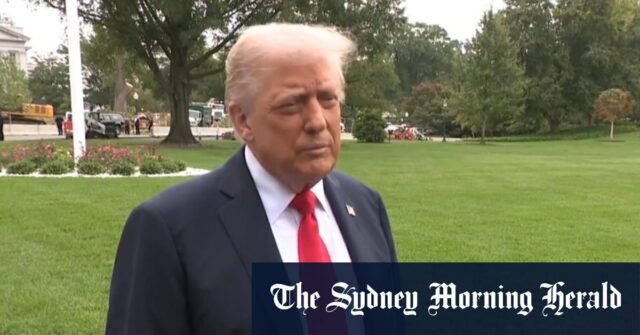 Trump bate repórter australiano


