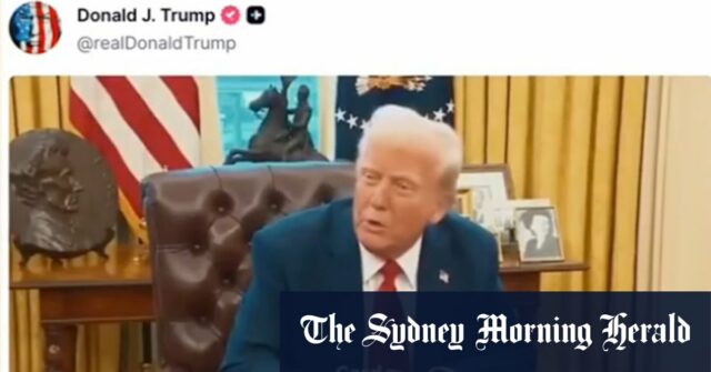 Trump compartilha um vídeo bizarro da IA ​​promovendo a conspiração 'medbed'

