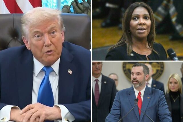 Trump diz que o advogado dos EUA investigando a NY Ag Tish James: 'Ele não desisti, eu o demiti!'

