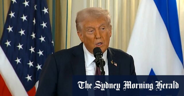 Trump empurra o Hamas para aceitar o plano de paz de Gaza

