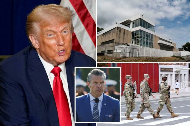 Trump ordena que a implantação de tropas para 'War devastasse' Portland para proteger as instalações do gelo: 'autorizando a força total'

