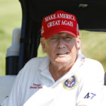 Donald Trump anuncia seus planos para uma universidade de Trump em uma conferência de imprensa realizada na Trump Tower. Nova York em 23 de maio de 2005. Crédito: Dennis van Tine/MediaPunch/IPX