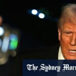 Donald Trump fez o cargo provocativo enquanto viajava para Mount Vernon para um jantar conservador.