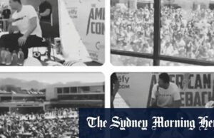 Uma pergunta, uma resposta – então um único tiro: como a morte de Charlie Kirk se desenrolou A multidão antes do evento de Charlie Kirk.