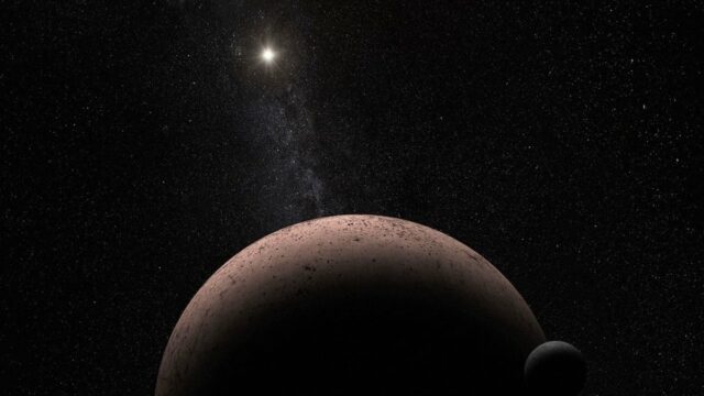 O telescópio espacial Hubble da NASA detecta Moon Orbiting Dwarf Planet Makemake