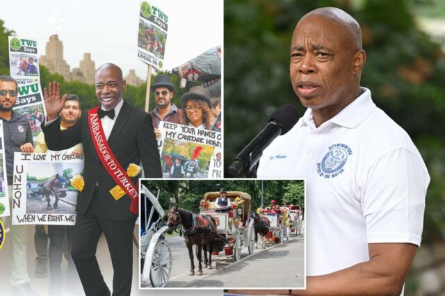 Union lança campanha publicitária de US $ 1 milhão contra a proibição de Push for NYC para carruagem de cavalos de Nova York

