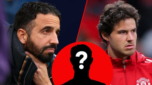 A ex -estrela do Royal Antuérpia Senne Lammens durante a partida da Premier League entre o Manchester United e o Chelsea em Old Trafford em 2025 em Manchester, Inglaterra.