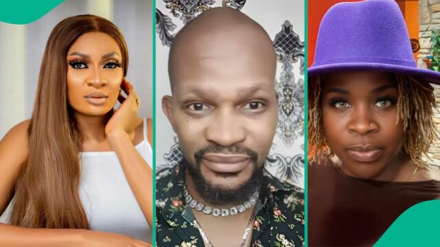 VÍDEO: Assista como Uche Maduagwu Tenders Apology Public Apology to May Edochie, arrependimentos de Yinka Theisen

