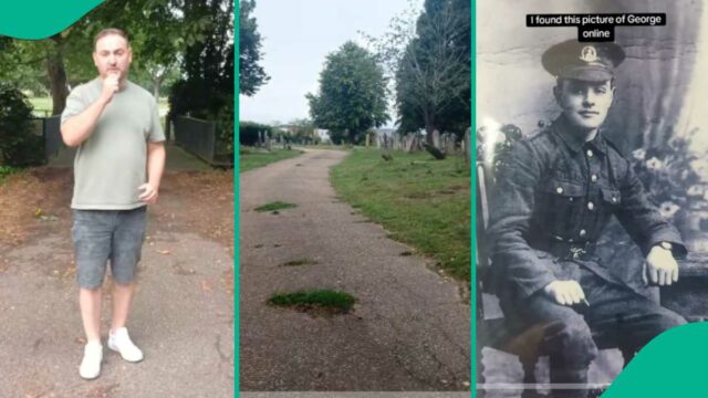 VÍDEO: Ouça este homem que visitou o túmulo de alguém que morreu em 1917, você ficará surpreso

